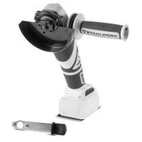 STAHLWERK Juego de herramientas sin cable de 3 piezas | Amoladora angular sin escobillas 7.500 rpm | Llave de impacto giratoria 500 Nm | Llave de impacto compacta 190 Nm | Batería 2Ah/4Ah | Cargador | Montaje, metalurgia, bricolaje