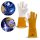 Сварочные перчатки STAHLWERK из натуральной кожи / защитная одежда / термо- и огнестойкость / устойчивость к порезам / устойчивость к разрывам