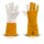 Rękawice spawalnicze STAHLWERK wykonane z prawdziwej skóry / odzież ochronna / odporne na ciepło i ogień / odporne na przecięcie / odporne na rozdarcie