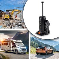 STAHLWERK hydraulický zvedák GW0404 s nosností 4 t | Rozsah zdvihu 180 - 350 mm | Kompaktní beranový zvedák | Hydraulický zvedák | Robustní zvedák na láhve pro stroje, užitková vozidla a automobily