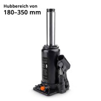 STAHLWERK hydraulický zvedák GW0404 s nosností 4 t | Rozsah zdvihu 180 - 350 mm | Kompaktní beranový zvedák | Hydraulický zvedák | Robustní zvedák na láhve pro stroje, užitková vozidla a automobily