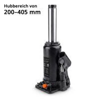 STAHLWERK Podnośnik hydrauliczny GW0604 o udźwigu 6 t | Zakres podnoszenia 200 - 405 mm | Kompaktowy podnośnik siłowy | Podnośnik hydrauliczny | Solidny podnośnik butelkowy do maszyn, pojazdów użytkowych i samochodów osobowych