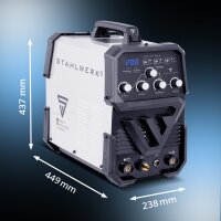 B-Ware:Kombi Schwei&szlig;ger&auml;t AC/DC WIG 200 ST IGBT