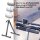 STAHLWERK Rollenbock RB-110 ST Arbeitsbock 2er Set | Klappbock höhenverstellbar von 720 bis 1.100 mm mit 60 kg Tragkraft und Rollenauflage