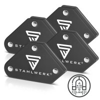 STAHLWERK Set magnetische lashoeken, 12-delig |...