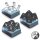 STAHLWERK Set di angolari magnetici per saldatura, 12 pezzi | Magneti per saldatura con forza di tenuta di 4 kg / 9 lbs e 11,3 kg / 25 lbs | Angolari magnetici | Posizionatori per saldatura a 45° / 90° / 135° | Ideale per saldatura e brasatura