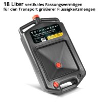Kit de vidange dhuile 2 pièces : bac de récupération dhuile 10 l et bidon de vidange dhuile 18 l