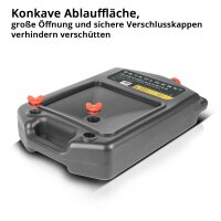 Kit de vidange dhuile 2 pièces : bac de récupération dhuile 10 l et bidon de vidange dhuile 18 l