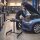 STAHLWERK Kfz-Wartungs- und Montagewagen mit Lenkrollen | Höhenverstellbarer Arbeitstisch | 87,3 – 125 cm | 90 kg Tragkraft | Mobile Werkbank | Ideal für Garage, Werkstatt, Autoreparatur und DIY