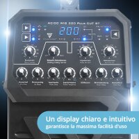 B-Ware:Schwei&szlig;ger&auml;t AC/DC WIG 200 Puls CUT ST 200 A