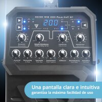 B-Ware:Schwei&szlig;ger&auml;t AC/DC WIG 200 Puls CUT ST 200 A