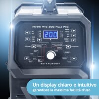 B-Ware:Digitales Schwei&szlig;ger&auml;t AC/DC WIG 200 Puls Pro IGBT Inverter