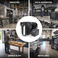STAHLWERK Laser-Schweißgerät WCD 1500 Laser Pro mit 1500 W | 3-in-1-Laser-Schweißanlage zum Schweißen, Schneiden und Reinigen | Handgeführtes Schweißsystem mit CW-Faserlaser | Laserklasse 4 | 230 V