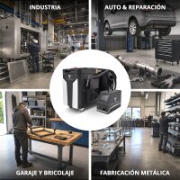 STAHLWERK Soldadora láser WCD 1500 Laser Pro de 1500 W | Equipo de soldadura láser 3 en 1 para soldar, cortar y limpiar | Sistema de soldadura manual con láser de fibra en onda continua (CW) | Clase láser 4 | 230 V