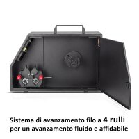 STAHLWERK Saldatrice laser WCD 2000 Laser Pro da 2000 W | Impianto di saldatura laser 3 in 1 per saldatura, taglio e pulizia | Sistema di saldatura a mano libera con laser a fibra CW | Classe laser 4 | 230 V