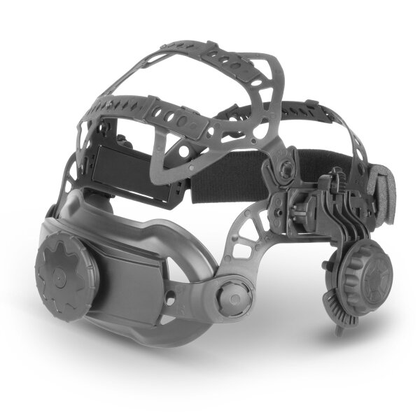 STAHLWERK : bandeau universel pour casques de soudage automatiques | Nombreuses possibilités de réglage | Coupe ergonomique | Rembourrage intégré | Bandeau anti-transpiration interchangeable | Respirant et léger