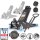 STAHLWERK WHB-73 ST Car Jack | 3 t Lifting Capacity | Dual-Piston | 73–500 mm Lifting Height | Extra-Low-Profile Maneuvering Car Jack | Hydraulic Car Jack | Black Car Jack | Blue Silent Casters | 2 Rubber Pads