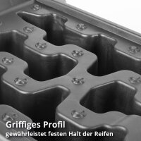 STAHLWERK Stufenkeil GT-15 ST 4er Set mit 6 t Tragkraft 905 x 330 x 215 mm Auffahrkeil | Unterlegkeil | Auffahrrampe | Auffahrbock | Ausgleichkeil f&uuml;r Wohnmobil, Caravan, Wohnwagen oder Anh&auml;nger