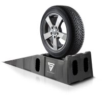 STAHLWERK Stufenkeil GT-15 ST 4er Set mit 6 t Tragkraft 905 x 330 x 215 mm Auffahrkeil | Unterlegkeil | Auffahrrampe | Auffahrbock | Ausgleichkeil f&uuml;r Wohnmobil, Caravan, Wohnwagen oder Anh&auml;nger
