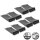 STAHLWERK Reifenschoner Standplatten GT-18 ST 8er Set mit 2,7 t Tragkraft Reifenwiege | Reifenschuhe | Hemmschuh | Unterlegkeil für Pkw, Reisemobil, Campingmobil, Wohnmobil, Caravan oder Wohnwagen