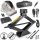 STAHLWERK Reifenwechsel-Set | Scherenwagenheber SWH-2 ST 2 t 117–435 mm | Teleskop-Radmutterschlüssel | Reifendruckmesser LED | Profil-Tiefenmesser | Kniekissen | Handschuhe | Reifenschutzhüllen