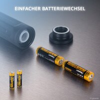 STAHLWERK Digitaler Drehmomentschlüssel 3-200 Nm 1/2“-Aufnahme | 72 Zähne | 510 mm | mit Eichzertifikat| Umschaltknarre | Ratschenschlüssel | Ratsche | LED-Anzeige und Transportbox