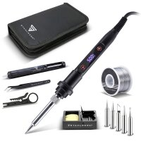 STAHLWERK Digitales Lötkolben-Set 80 W | 180-500...