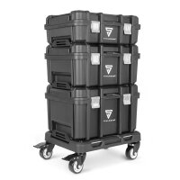 B-Ware:Werkzeugtrolley / Systainer mit 3 Boxen und Rollbrett