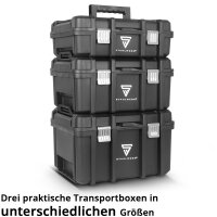 B-Ware:Werkzeugtrolley / Systainer mit 3 Boxen und Rollbrett
