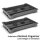 B-Ware:Werkzeugtrolley / Systainer mit 3 Boxen und Rollbrett