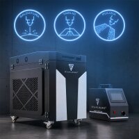 STAHLWERK Saldatrice laser WCD 1500 Laser Pro, dotazione completa da 1500 W | Impianto di saldatura laser 3 in 1 per saldatura, taglio e pulizia | Sistema di saldatura a mano libera con laser a fibra CW | Classe laser 4 | 230 V