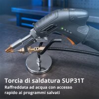 STAHLWERK Saldatrice laser WCD 2000 Laser Pro, dotazione completa da 2000 W | Impianto di saldatura laser 3 in 1 per saldatura, taglio e pulizia | Sistema di saldatura a mano libera con laser a fibra in onda continua (CW) | Classe laser 4 | 230 V