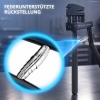 STAHLWERK Lochzange und Absetzzange 2-in-1 | 5 mm Lochdurchmesser | 285 mm Gesamtlänge | für Schweißarbeiten | zum Lochen sowie Absetzen dünner Stahl- und Karosseriebleche | Stanzzange