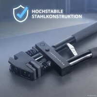 STAHLWERK Lochzange und Absetzzange 2-in-1 | 5 mm Lochdurchmesser | 285 mm Gesamtlänge | für Schweißarbeiten | zum Lochen sowie Absetzen dünner Stahl- und Karosseriebleche | Stanzzange