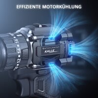 STAHLWERK Akumulatorowa wiertarko-wkrętarka udarowa KALLE | System 20 V | Moment obrotowy 65 Nm | 2-biegowa przekładnia | Szybkozaciskowy uchwyt wiertarski 13 mm | Bezszczotkowy