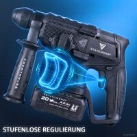 STAHLWERK batteridrevet borhammer KLAUS | 20 volt-system...