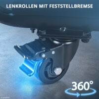 STAHLWERK Schweißwagen für Schweißgeräte und Plasmaschneider | 1,2 mm Stahlblech | 610 x 280 mm Stellfläche | Gasflaschenhalter mit doppelter Gurtsicherung