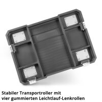 B-Ware:Werkzeug-Organizer mit Schubfach und Rollbrett