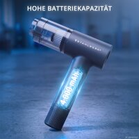 STAHLWERK batteridrevet bilstøvsuger WVC-704 ST | To sugeindstillinger med op til 12.000 Pa og 80 W | HEPA-filter | Udblæsningsfunktion, 0,1 l støvbeholder og USB Type-C-port | Trådløs | 4 sugedyser