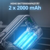 STAHLWERK batteridrevet bilstøvsuger WVC-706 ST | To sugeindstillinger op til 12.000 Pa med 45 W og 90 W | HEPA-filter | Blæserfunktion, lampe og 0,35 l støvbeholder | USB Type-C-tilslutning | Trådløs | 5 sugedyser