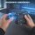 STAHLWERK Mini-dækpumpe ELP-15 ST | 9,6 bar (140 psi) | 1.100 mAh batteri | LED-display | Bærbar dækpumpe med automatisk slukning | Elektrisk dækpumpe til motorcykel, bil og fritid