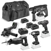 STAHLWERK 20 V Akku-Werkzeug-Set | 5...