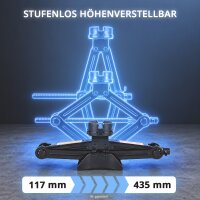 STAHLWERK SWH-3 ST Wagenheber | Scherenwagenheber | 117...