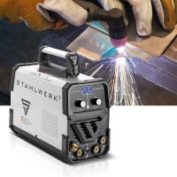 STAHLWERK 3 in 1 Combination Welder CT 550 ST IGBT with Plasma Cutter Full Equipment / DC TIG MMA Welder with Electrode and Plasma Function