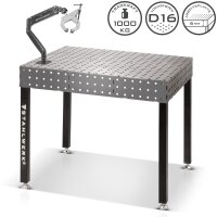 STAHLWERK Schweißtisch Set 100 x 80 cm | D16...