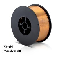 STAHLWERK MIG MAG Premium Schwei&szlig;draht ER70S-6 SG2 &Oslash; 0,8 mm S100/D100 Drahtrolle 1 kg