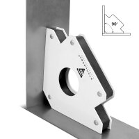 2 &times; magnetic angle welding angle 34 kg / 75 lbs