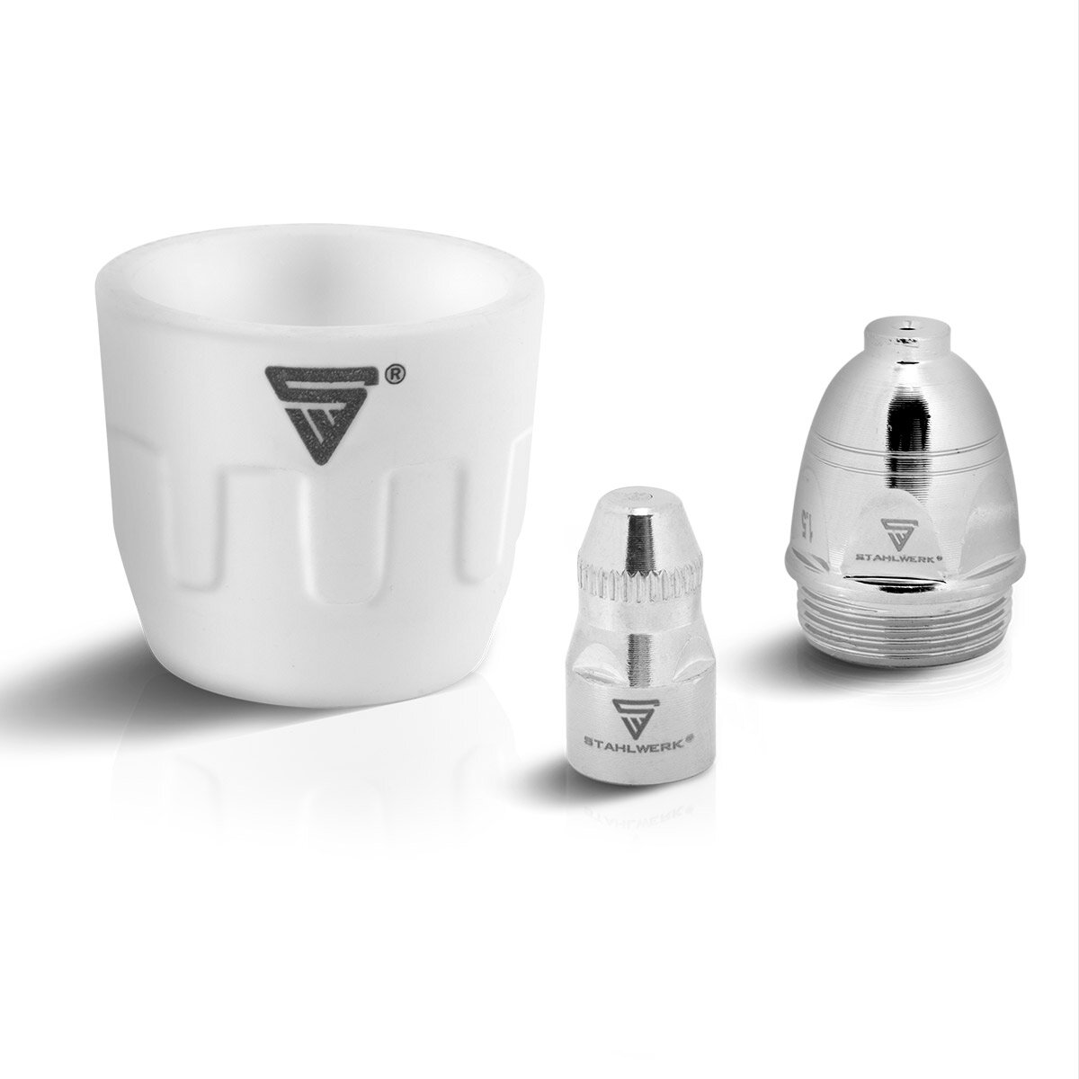 Set Accessori Plasma STAHLWERK PT-31 - 60 Pezzi Ugelli Ed Elettrodi