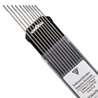 STAHLWERK tungsten electrodes / welding electrodes WC20 gray 2.4 x 175 mm in a practical set of 10