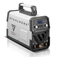 STAHLWERK DC TIG 200 ST IGBT fully equipped / 2-in-1 combination welder with MMA / E-hand welding function / Combination TIG welder